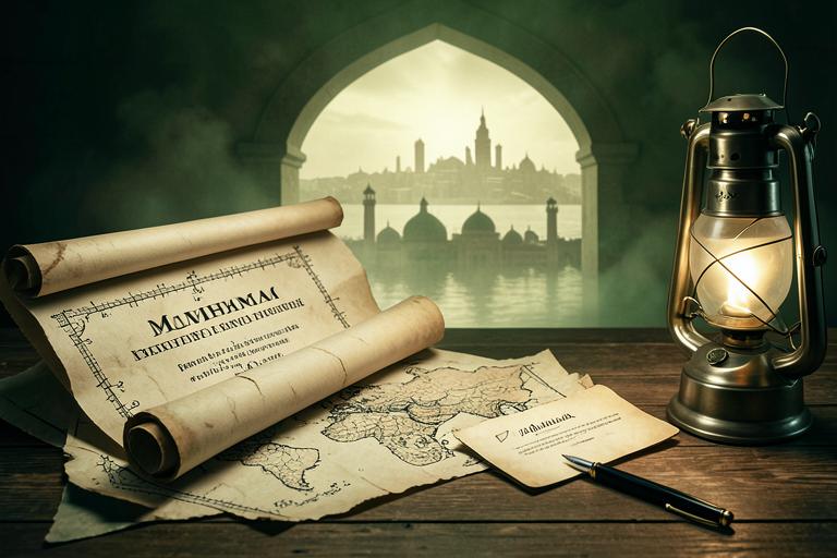 Ilustração do livro Biografia de Muhammad