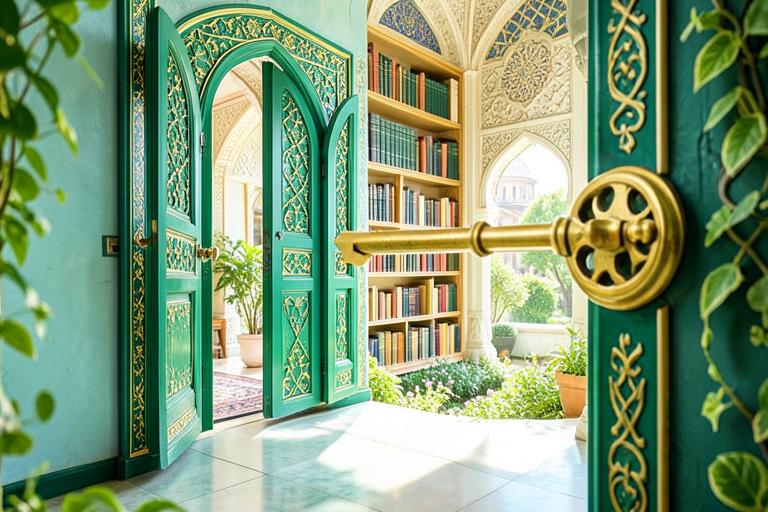 Ilustração do livro A Chave para Compreender o Islam