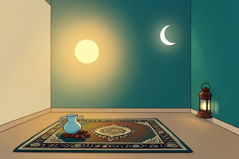 Ilustração do livro Un día con tu Amado (la paz sea con él)