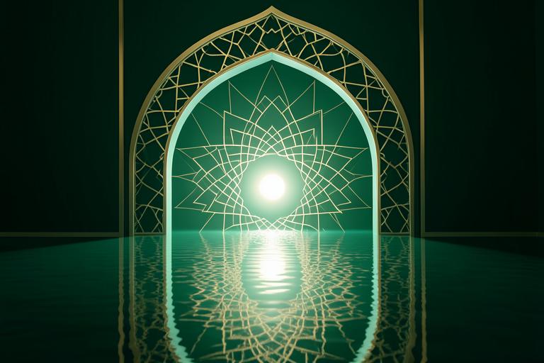 Ilustração do livro O conceito de Deus no Islam