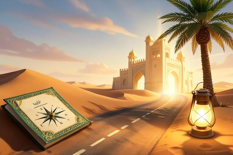 Ilustração do livro Quem é o Profeta Muhammad
